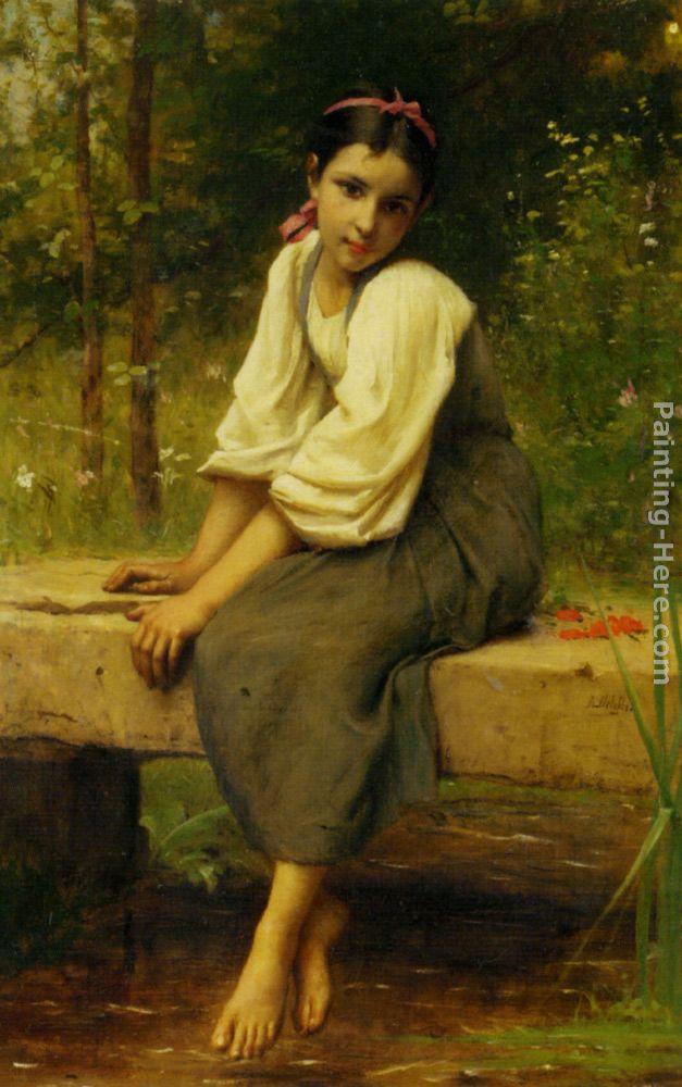 Francois Alfred Delobbe Moment of Reflection